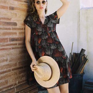 Maeve by Anthropologie Floral Tier Tania Dress XS